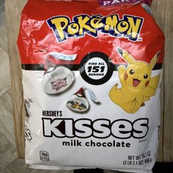 Pokemon Limited Edition Hersheys Milk Chocolate Kisses 