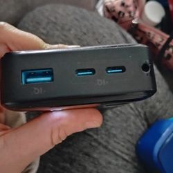 2 Portable Battery Chargers And Bluetooth Speaker 