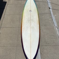 Rusty 7'8" 2 + 1 Surfboard