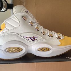 NEW YOUTH BIG KIDS WOMEN REEBOK QUESTION IVERSON BASKETBALL 🏀 SHOES Sz 6.5Y