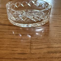 Waterford Crystal Lismore Ashtray- Like New Condition- 1.5 Inches Tall By 5 Inches Wide. 
