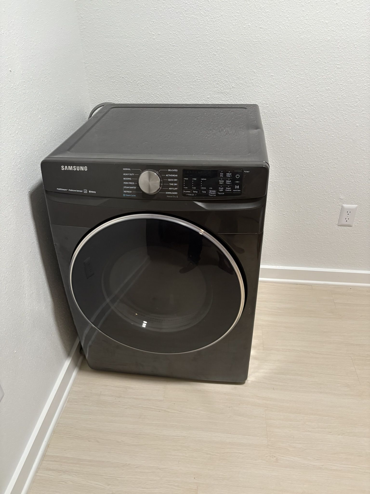27 Inch Electric Dryer with 7.5 cu. ft. Capacity, Sensor Dry, Smart Care, Eco Dry, 10 Dryer Programs