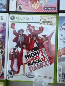 High School Musical Dance 3 Senior Year Xbox 360 Game