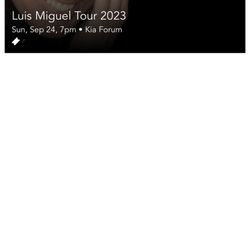 Luis Miguel Concert tickets 
