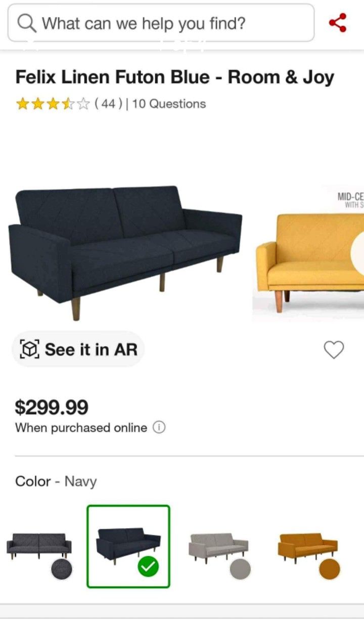 Versatile futon couch
