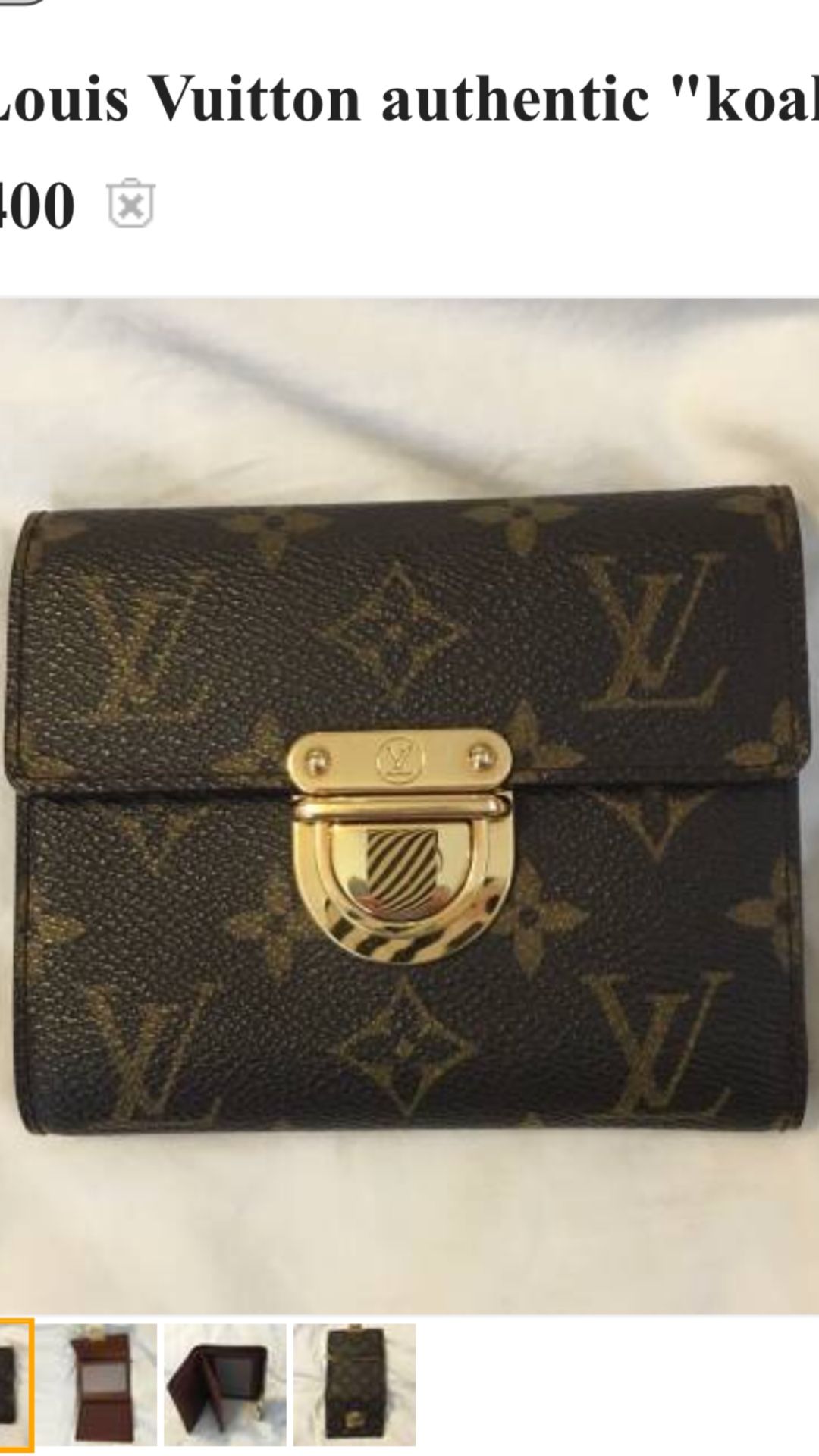 Louis Vuitton Koala Wallet