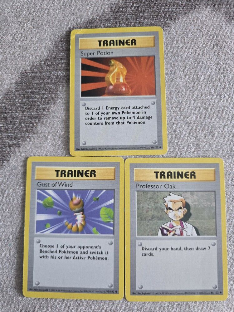 Base Set Shadowless Trainers