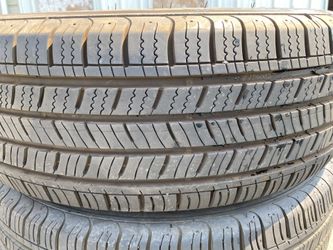 17” 2 used tires 225/65R17 90% tread