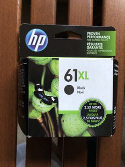 HP Genuine Black Ink 61XL