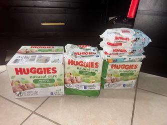 Huggies Natural Care Baby Wipes – 850 Total Count – Brand New