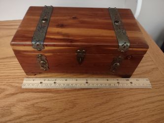 Keepsake Cedar small chest.