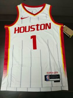 Men's S-2XL Houston Rockets Amen Thompson Nike Association Swingman White Jersey