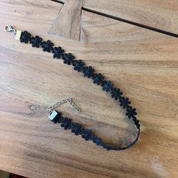 Set Of 3 Black Chokers