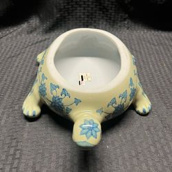 Vintage Bombay Company Turtle Ceramic Trinket Dish 