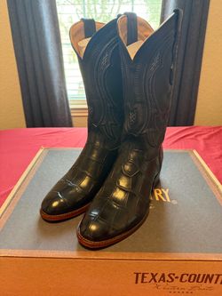 Texas Country Alligator boots 9D