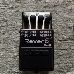 Boss RV-6 Digital Reverb Pedal 