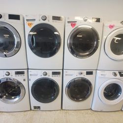 Front Load Washer And Electric Dryer Set Used In Good Condition With 90days Warranty G 