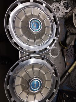 2 Chevy Hub Caps