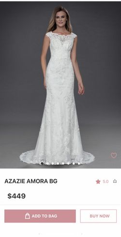 Azazie Wedding Dress Size 2