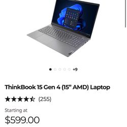 Lenovo ThinkBook 15 Gen 4 (15” AMD) Laptop