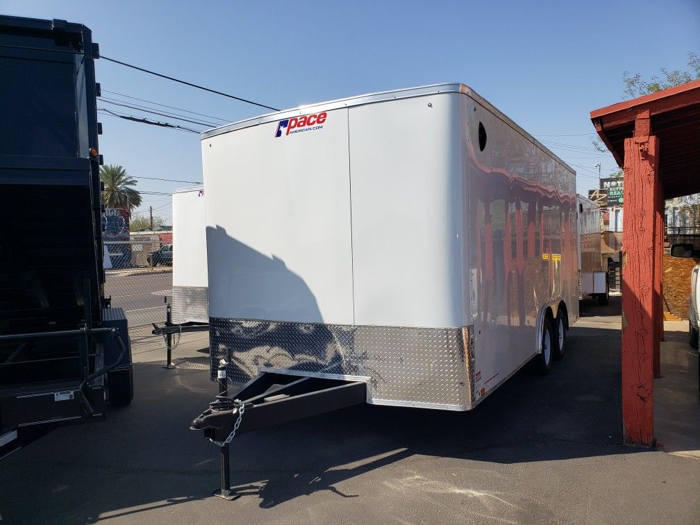 8.5 x 18 enclosed cargo trailer