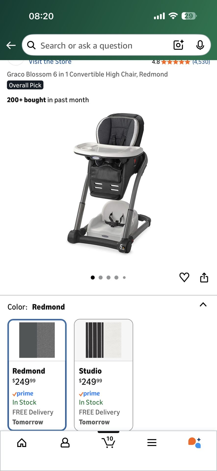 Graco Blossom High Chair