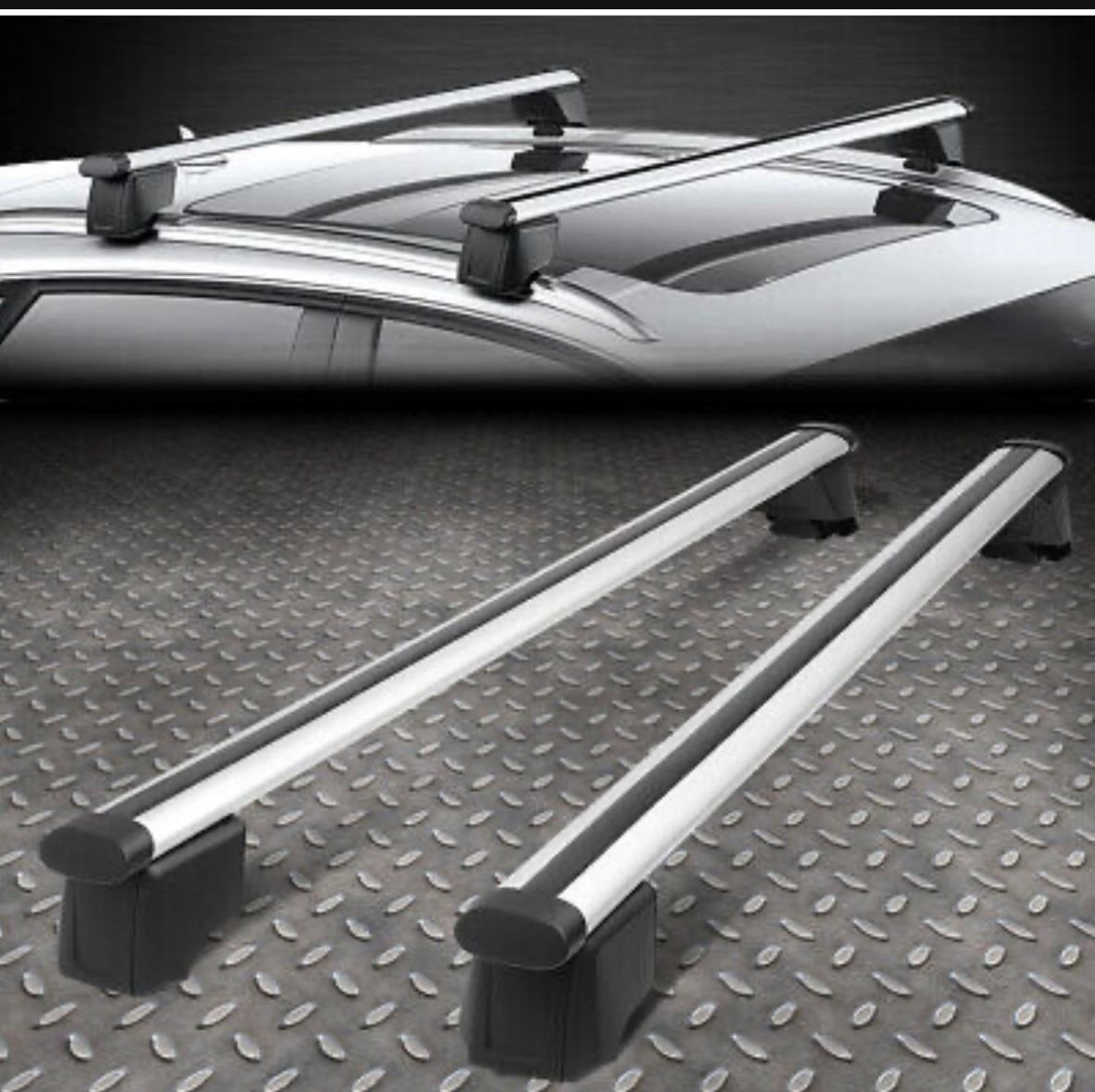 2009 - 2016 Audi Q5 Fits Aluminum Roof Rack Cross Bar Set