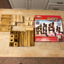 Amaze-n-Marbles Wood Maze Kit - INCOMPLETE
