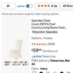 Spandex Chair Cover,24PCS,Chair