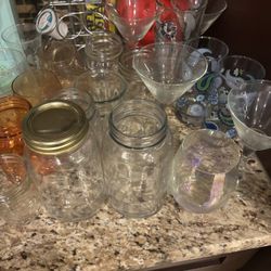 All Mason Jars And Glasses 