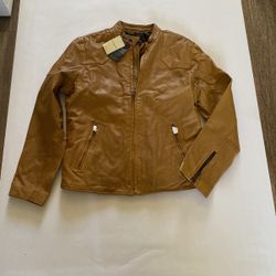 Lucky Brand Men’s Leather Jacket 