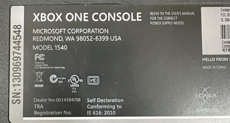 Xbox One Console with games