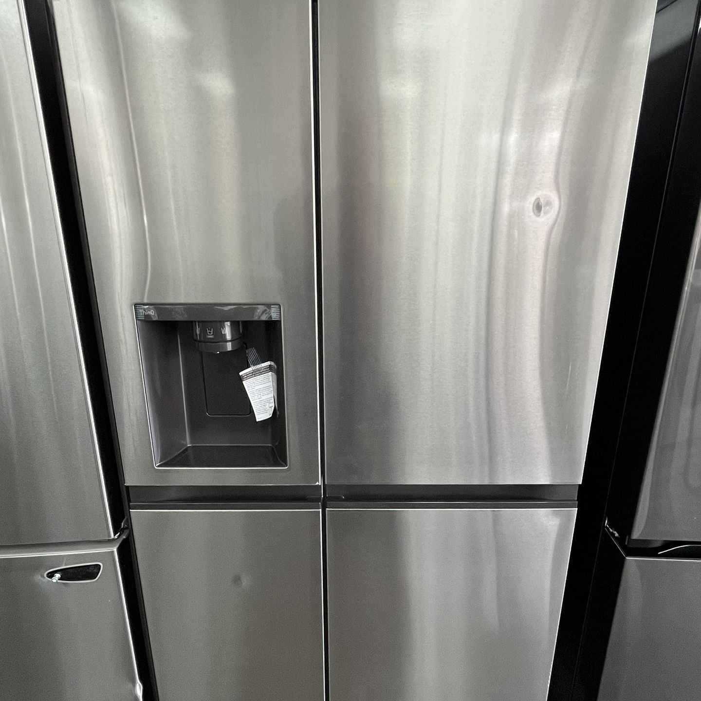 LG Side By Side, External Ice & Water, Smart Refrigerator
