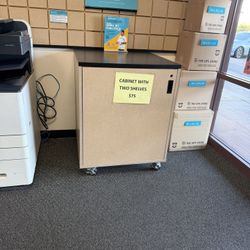 Cabinet With Two Shelves ….$75