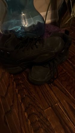 All black Jordan 12