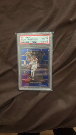 2023 Select Victor Wembanyama Blue Rookie Psa 10!