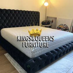 NEW KING BED FRAME WITH MATTRESS