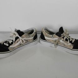 Vans Old Skool X PEANUTS Shoes Smack / Pearl ( Black / Pink ) Sz Men 5 Women 6.5