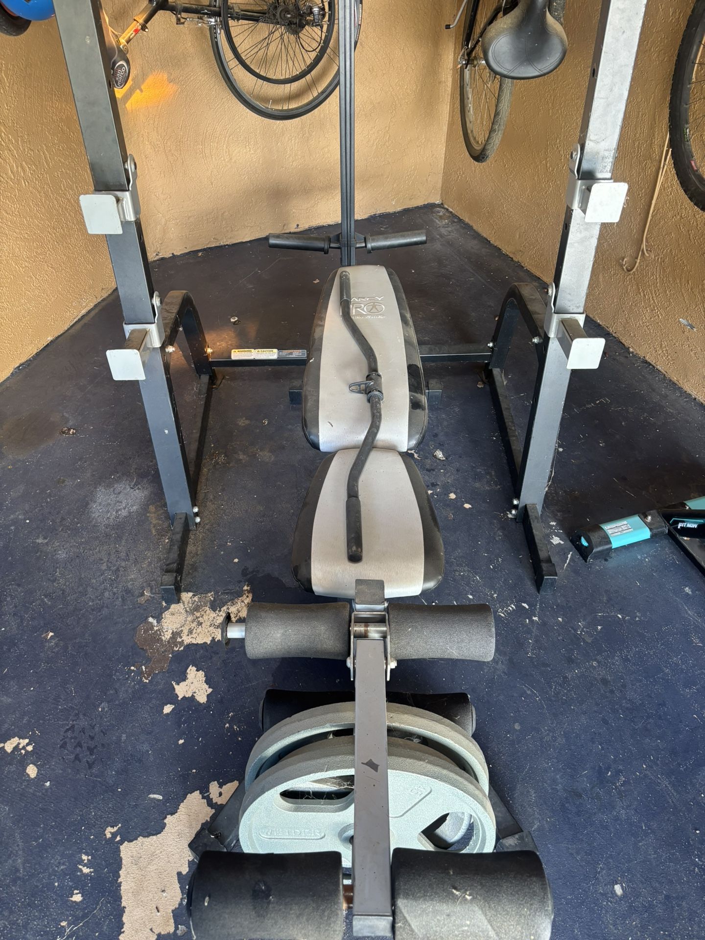 Home Gym With Bench And Weights