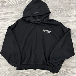 Fear Of God Essentials Hoodie “Black” Size XL - Authentic