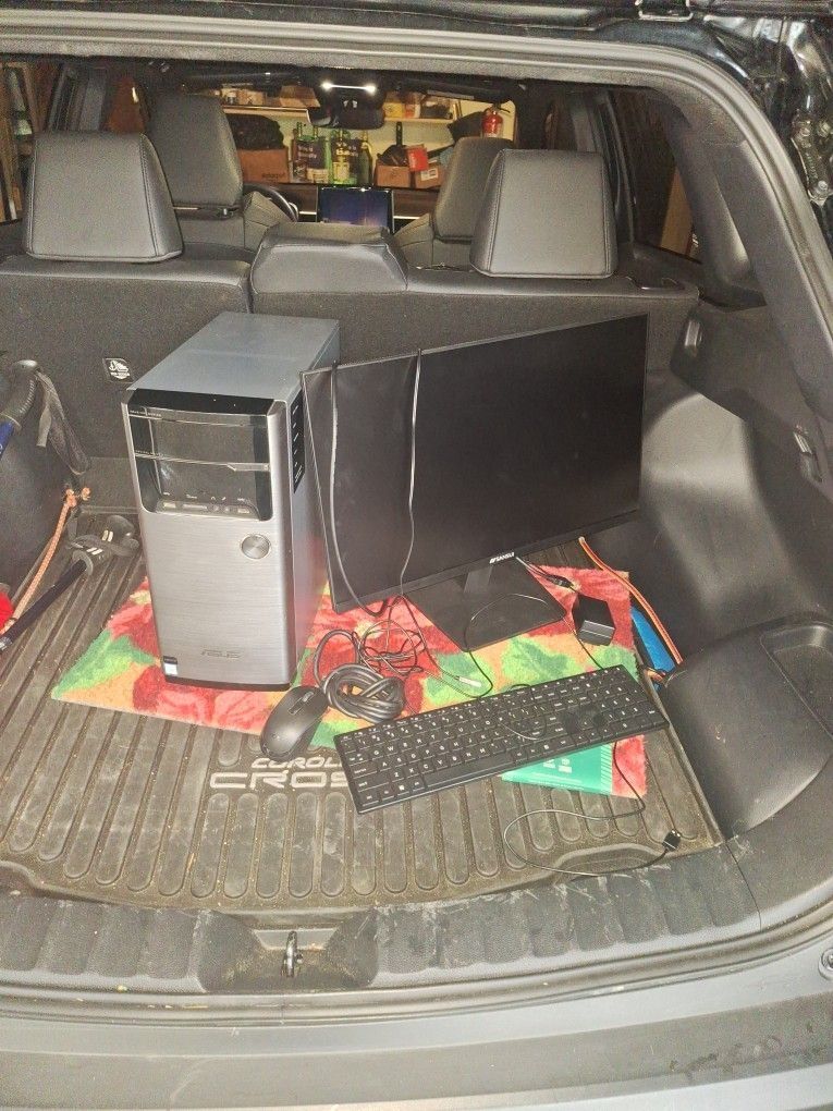 Computer, Monitor, Keyboard,  & Mouse 