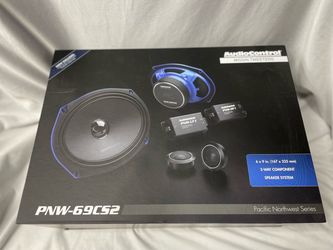 AudioControl PNW-69CS2 6x9" Component Speakers, New (Woofers + Crossovers, NO Tweeters)