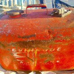 Vintage Johnson/Evinrude 6 Gallon Steel Fuel Tank 