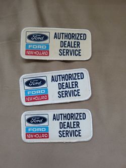 Ford New Holland Dealer Patches