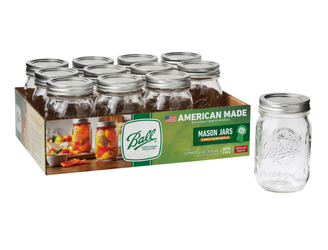 Ball Mason Jars 16oz (12 pack)