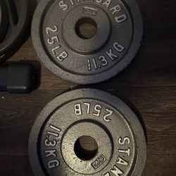 Set Of 25lb Weight Plates