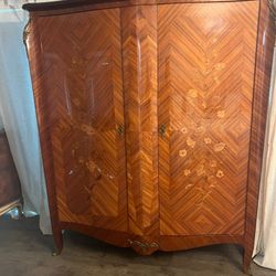 Antique Walnut Double wardrobe