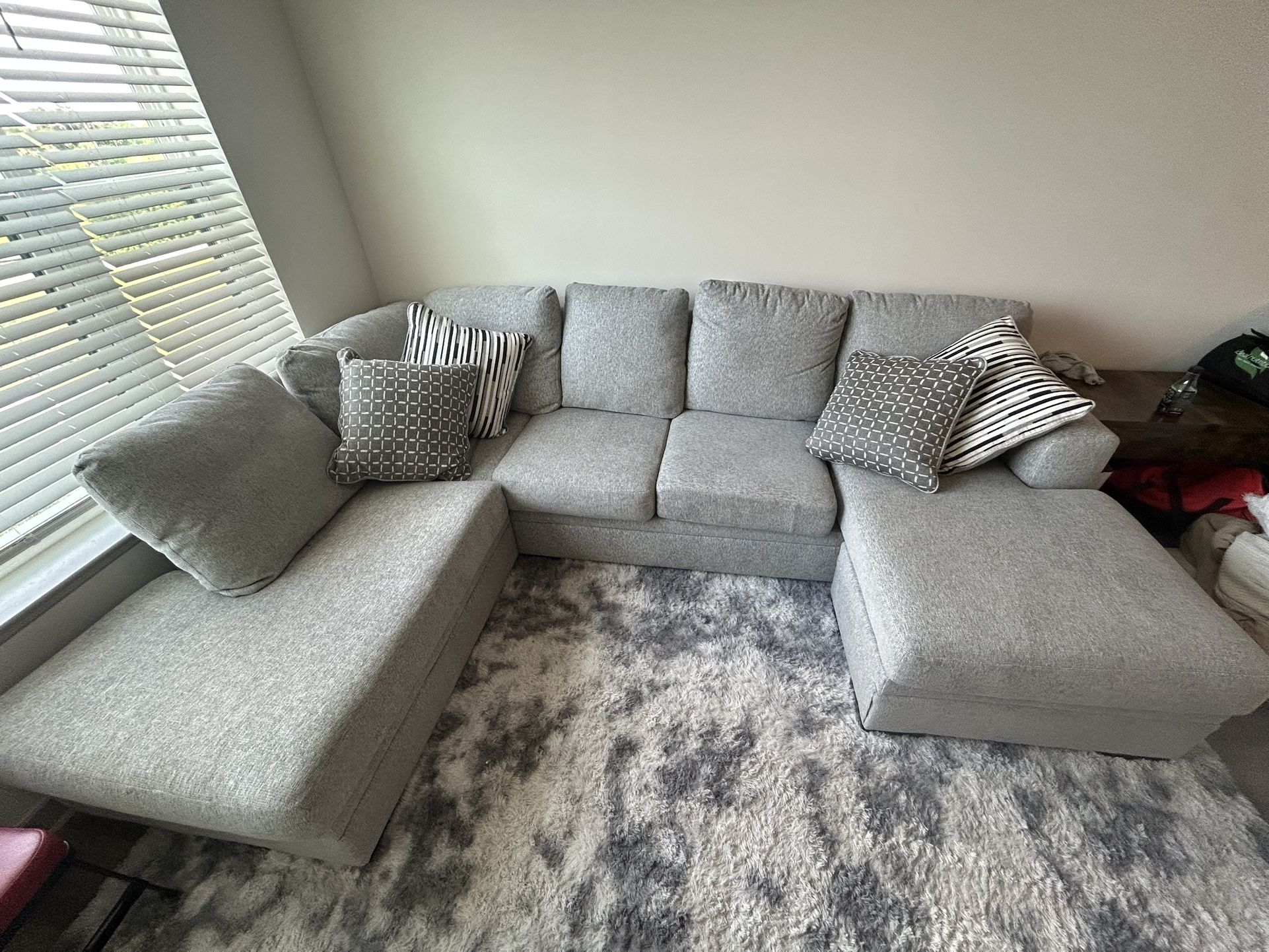 Grey Couch Under A Year Old