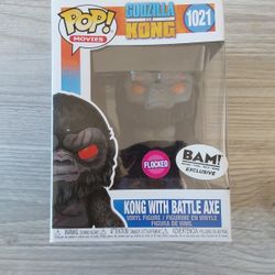 Gorilla Vs. Kong (Kong With Battle Axe ) Flocked Bam! Exc. #1021