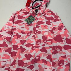 Pink Bape Hoodie